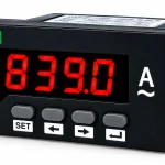 Amperímetro Digital PL-DGA 48x96mm – Medição até 9999A