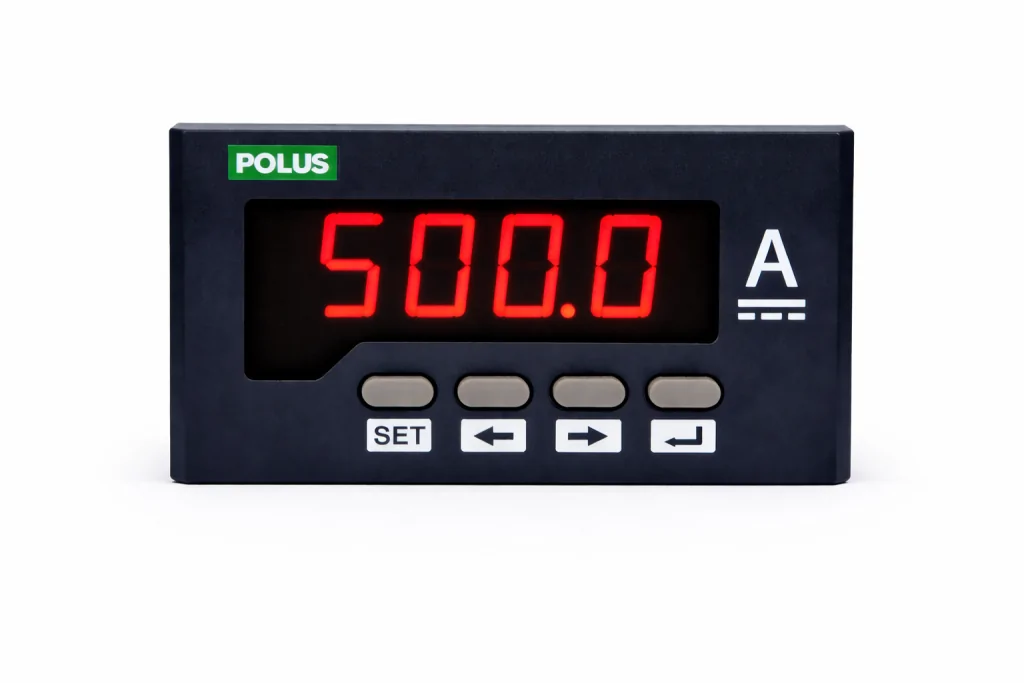 Amperímetro Digital DC 48x96mm – Entrada 60mV, Programável, Alimentação 85-265Vca/Vcc