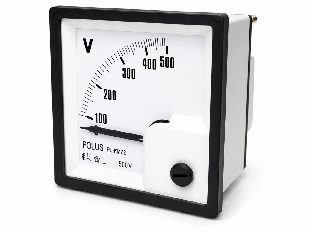 Voltímetro Analógico PL-FM72 500VCA