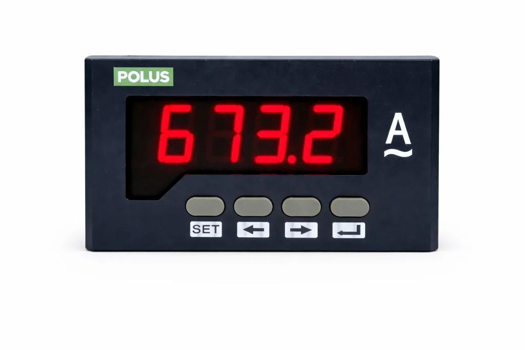 Amperímetro Digital PL-DGA 48x96mm – Medição até 9999A