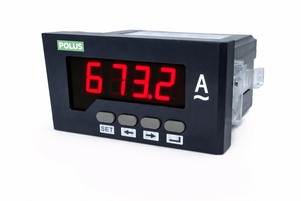 Amperímetro Digital PL-DGA 48x96mm – Medição até 9999A