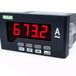 Amperímetro Digital PL-DGA 48x96mm – Medição até 9999A