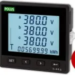 Multimedidor Digital de Grandezas Elétricas PL-M3-R – Para Porta de Painel com RS-485 e Saída a Relé