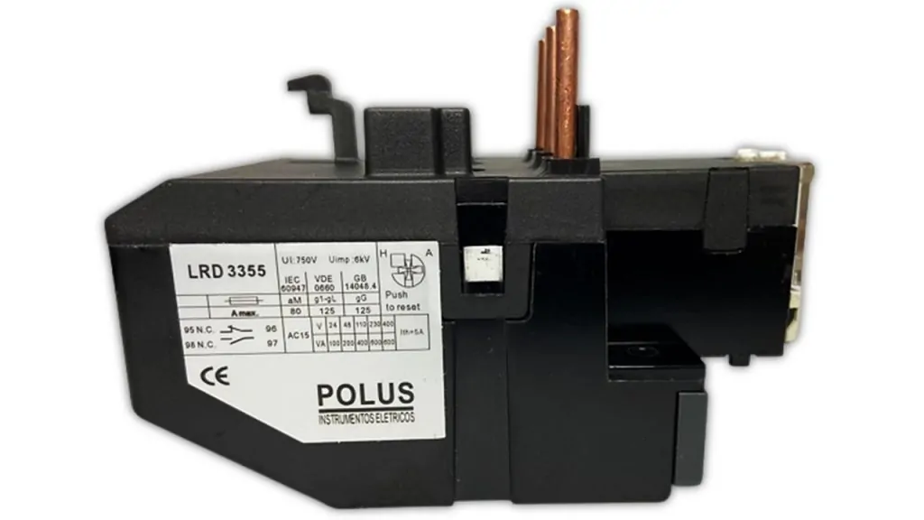 Relé de Sobrecarga PLRD3355 – Regulagem 30-40A