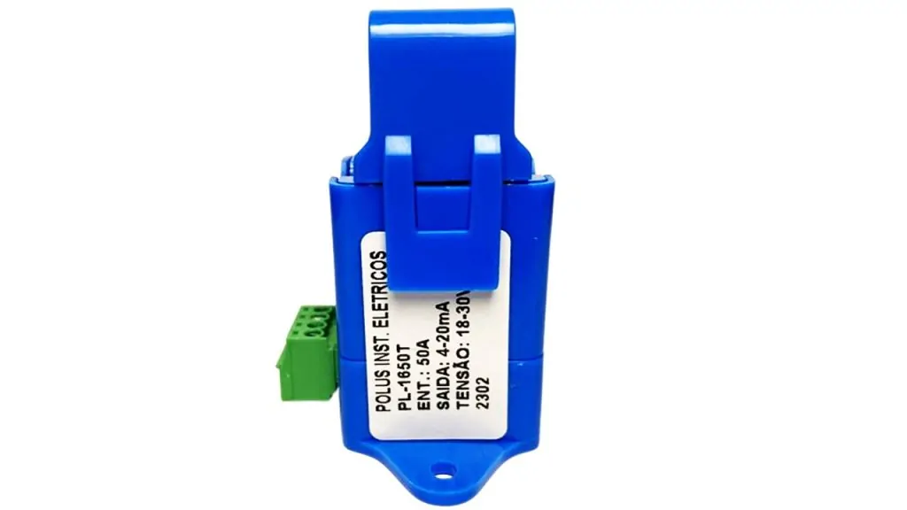 SENSOR DE CORRENTE PL-T1650T-T01 50A 4…20MA ALIM. 18…30VDC