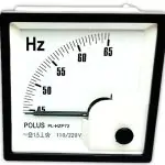 Frequencímetro Analógico de Ponteiro para Painel – 45 a 65Hz, 110/220VCA