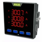 Amperímetro Digital Trifásico PL-ADLT 0–9999A – Medição Precisa e Comunicação RS-485