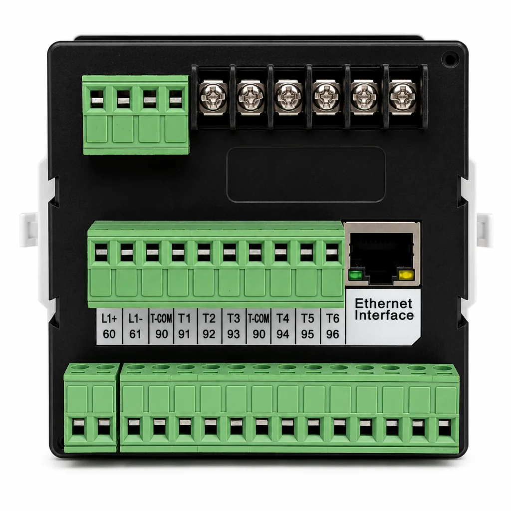 Multimedidor Digital de Grandezas Elétricas PL-M3-Ethernet – Para Porta de Painel com RS-485, Ethernet e Saída a Relé