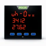 Multimedidor Digital Trifásico PL-MLT-96 LED – Medição de Tensão, Corrente, Potência e Fator de Potência via RS-485