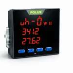 Multimedidor Digital Trifásico PL-MLT-96 LED – Medição de Tensão, Corrente, Potência e Fator de Potência via RS-485